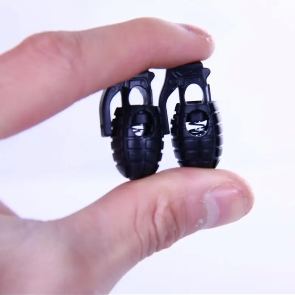 $2 4 LACE HOLDERS FOR SHOES OR SWEATSHIRTS. MILITARY THEME. $2 WHEN BUNDLED WITH - Picture 3 of 8